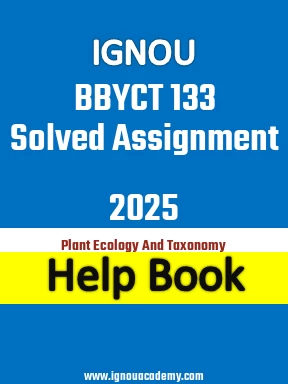 IGNOU BBYCT 133 Solved Assignment 2025